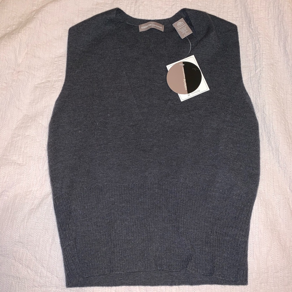 Sleeveless pullover V-neck/Wool❣️